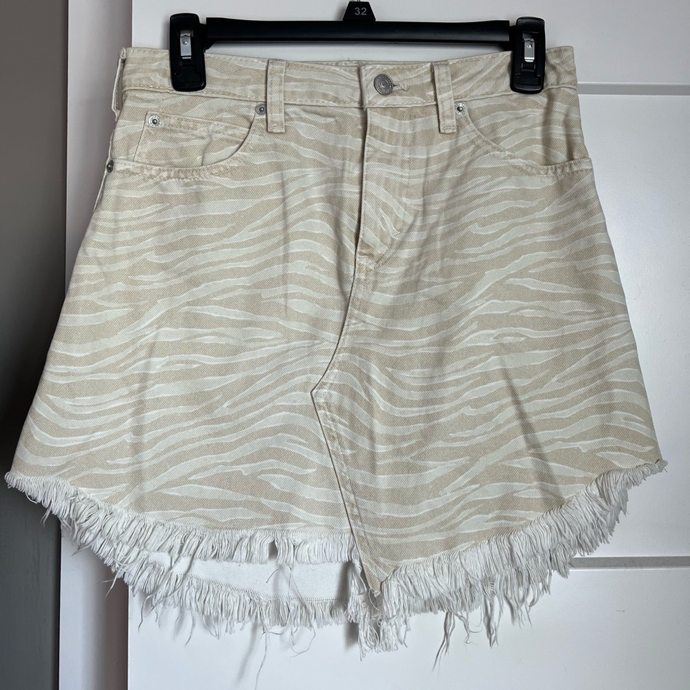 Free people zebra skirt